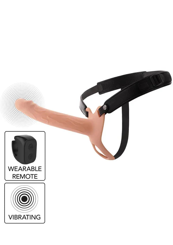 Bestel: Hollow Penis Strapon Vibrating 20cm Skin by Hidden Desire - bij Happytoys.nl, happytoys.be, Happytoys.ae: erotische sex webshop | liever Happy dan Easy ⭐⭐⭐⭐⭐