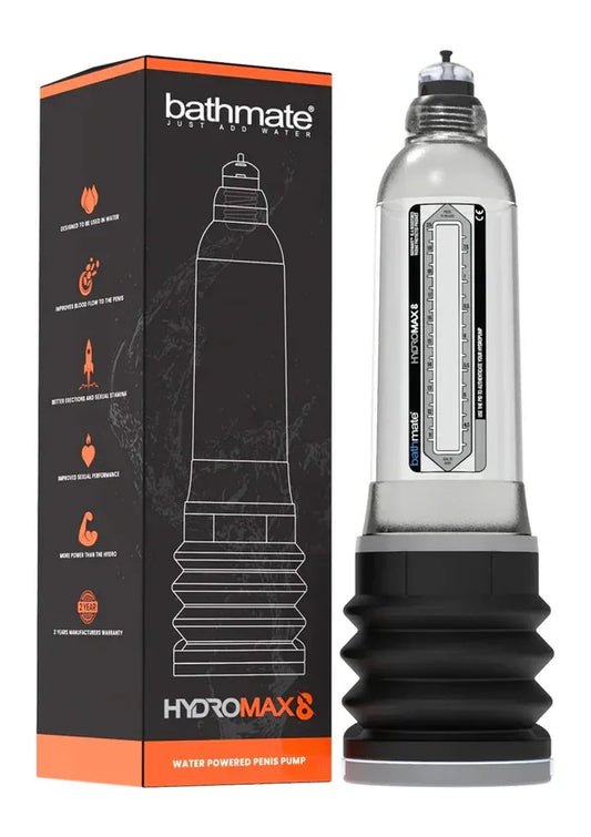 HydroMax 8 clear by Bathmate - Happytoys Sexshop: Toys for Feeling Happy & Easy π - Discreet geleverd