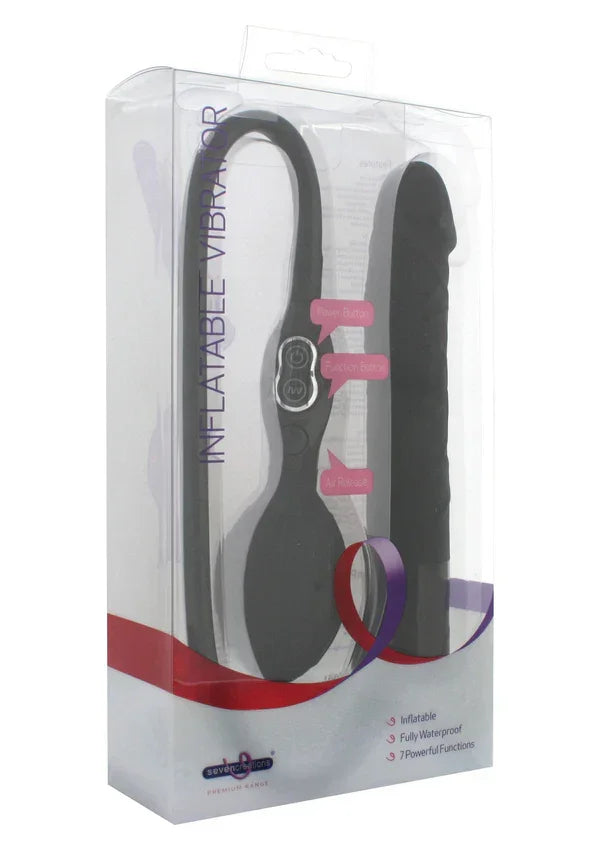 Inflatable Vibrator by Seven Creations - Happytoys Sexshop: Toys for Feeling Happy & Easy π - Discreet geleverd