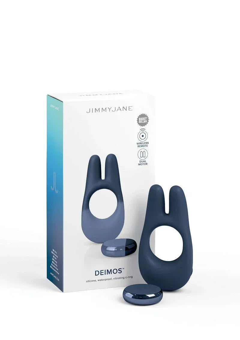 Jimmy Jane Deimos Cockring met clitoris stimulatie - Happytoys Sexshop: online sex shop for Feeling Happy & Easy 😊 - Discreet geleverd