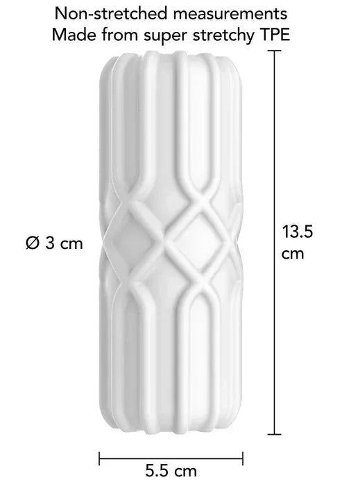 Large Masturbator Hexo by ToyJoy - Happytoys Sexshop: online sex shop for Feeling Happy & Easy 😊 - Discreet geleverd