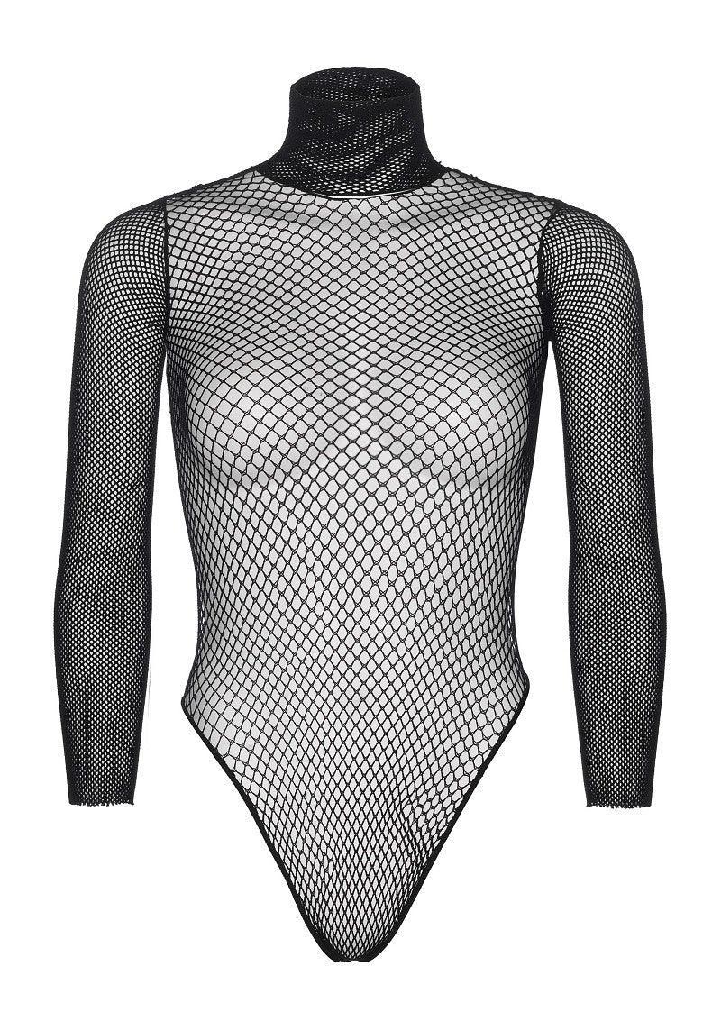 Leg Avenue Turtleneck fishnet teddy - Happytoys Sexshop: Toys for Feeling Happy & Easy 😊 - Discreet geleverd