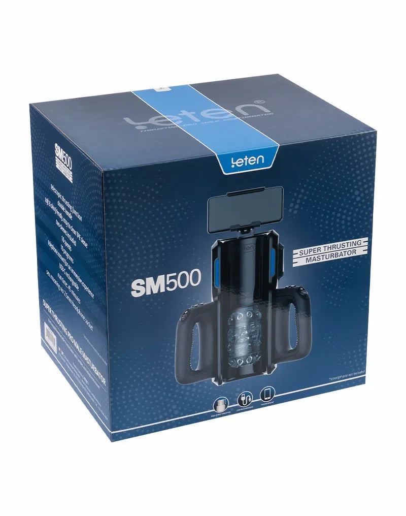 SM 500 - Super Thrusting Masturbator with Telephone Mount by Leten - Happytoys Sexshop: Toys for Feeling Happy & Easy 😊 - Discreet geleverd