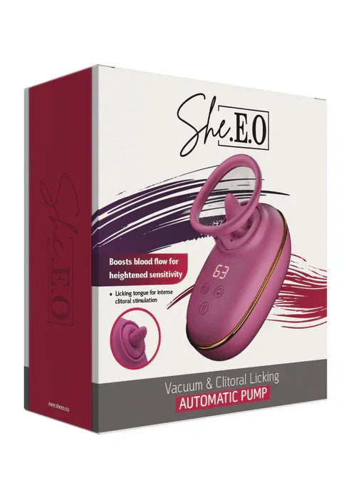 Licking Clitoral Automatic Pump @ She.E.O. - Happytoys Sexshop: online sex shop for Feeling Happy & Easy π - Discreet geleverd