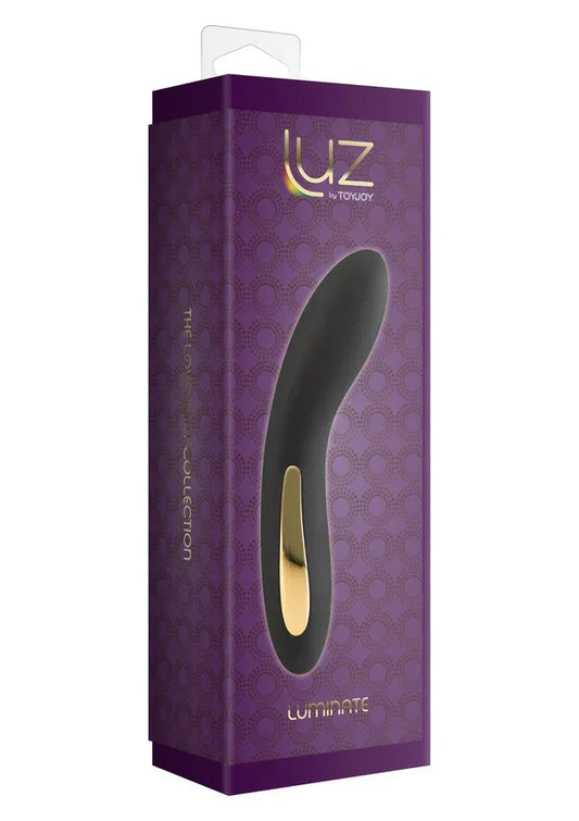 Luminate Vibrator Black by Luz - Happytoys Sexshop: Toys for Feeling Happy & Easy 😊 - Discreet geleverd