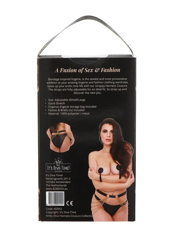 Luxury Chain Belt by Kinky Diva - Happytoys Sexshop: Toys for Feeling Happy & Easy 😊 - Discreet geleverd