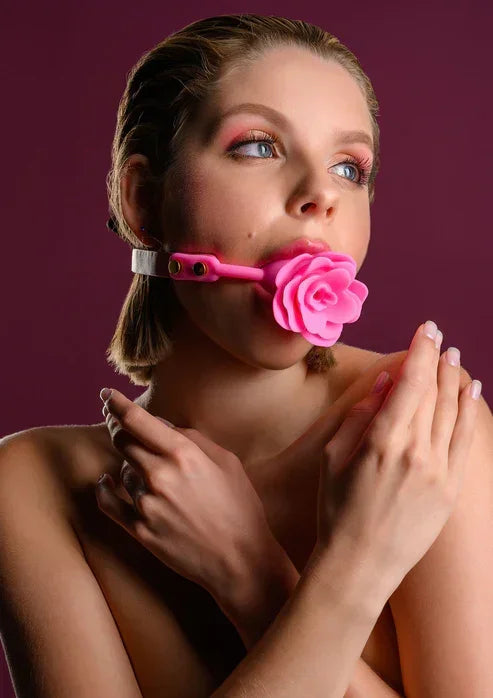 Bestel: Malibu Rose Ball Gag by Taboom - bij Happytoys.nl, happytoys.be, Happytoys.ae: erotische sex webshop | liever Happy dan Easy ⭐⭐⭐⭐⭐