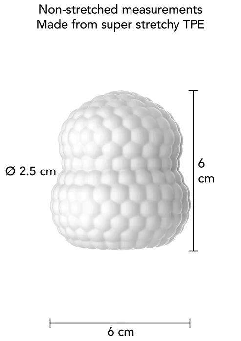 Mini Masturbator Block by ToyJoy - Happytoys Sexshop: Toys for Feeling Happy & Easy 😊 - Discreet geleverd