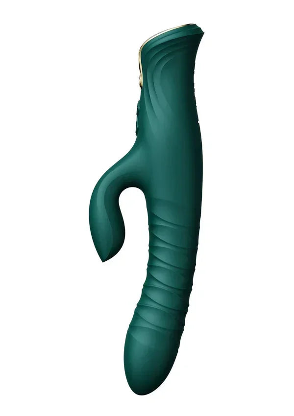 Bestel: Mose Rabbit Thruster+Heating Green By Zalo - bij Happytoys.nl, happytoys.be, Happytoys.ae: erotische sex webshop | liever Happy dan Easy âââââ