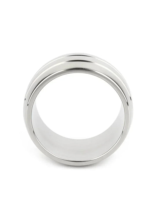 Oval Barrel C-Ring 45mm @ Mr Steel - Happytoys Sexshop: online sex shop for Feeling Happy & Easy 😊 - Discreet geleverd