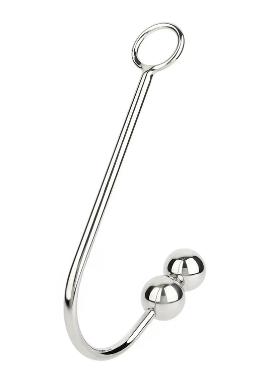 Anal Hook Double Balls 40+40mm by Mr. Steel - Happytoys Sexshop: online sex shop for Feeling Happy & Easy π - Discreet geleverd