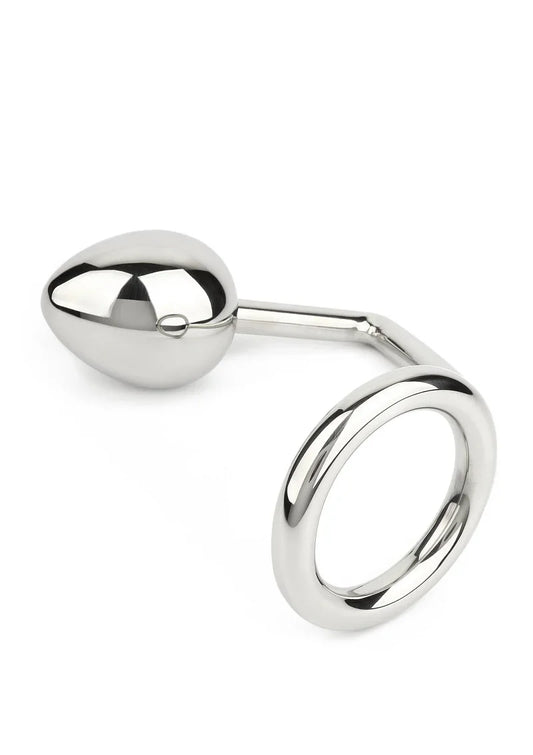 Ass Hitch Egg 45mm/Ring 45mm by Mr. Steel - Happytoys Sexshop: Toys for Feeling Happy & Easy 😊 - Discreet geleverd