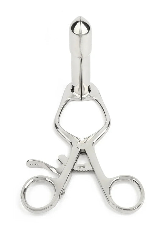 Barr Rectal Speculum Small Mr. Steel - Happytoys Sexshop: online sex shop for Feeling Happy & Easy 😊 - Discreet geleverd