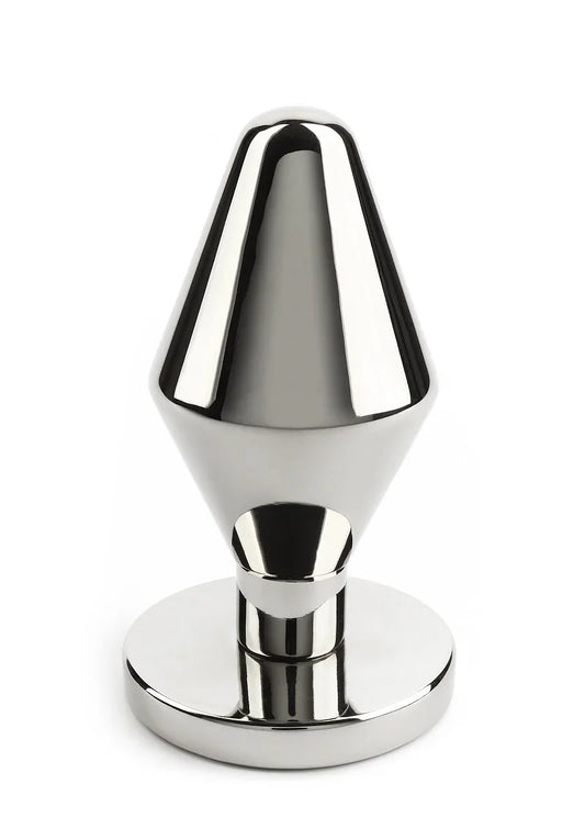 Mr. Steel Classic Butt Plug Medium - Happytoys Sexshop: online sex shop for Feeling Happy & Easy 😊 - Discreet geleverd