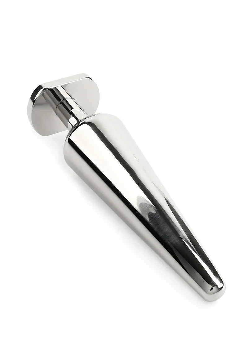 Bestel: Mr. Steel Heavy Steel Butt Plug Large - bij Happytoys.nl, happytoys.be, Happytoys.ae: erotische sex webshop | liever Happy dan Easy ⭐⭐⭐⭐⭐
