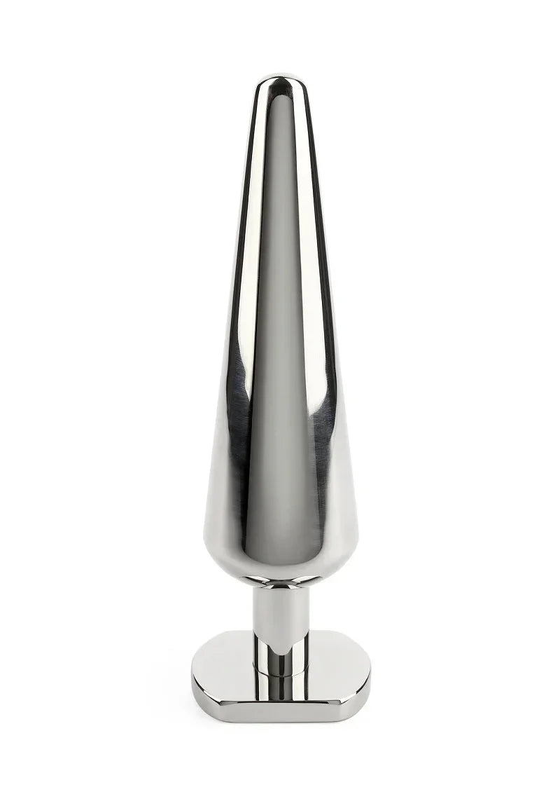Bestel: Mr. Steel Heavy Steel Butt Plug Large - bij Happytoys.nl, happytoys.be, Happytoys.ae: erotische sex webshop | liever Happy dan Easy ⭐⭐⭐⭐⭐