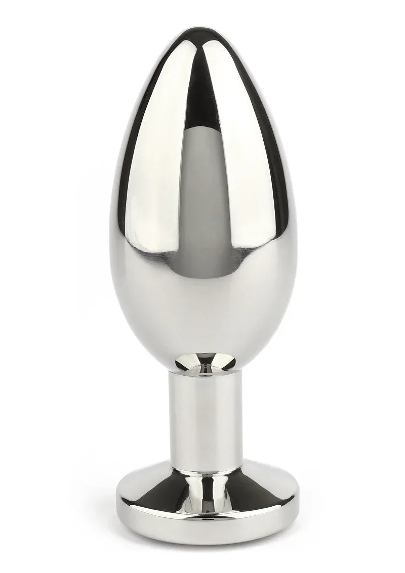Bestel: Mr. Steel Jewled Butt Plug Large (Pink) - bij Happytoys.nl, happytoys.be, Happytoys.ae: erotische sex webshop | liever Happy dan Easy ⭐⭐⭐⭐⭐