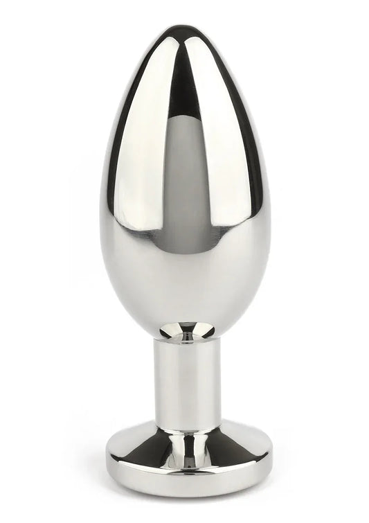 Mr. Steel Jewled Butt Plug Large (Pink) - Happytoys Sexshop: online sex shop for Feeling Happy & Easy 😊 - Discreet geleverd