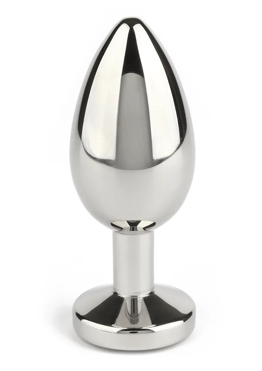 Mr. Steel Jewled Butt Plug Medium (Pink) - Happytoys Sexshop: Toys for Feeling Happy & Easy 😊 - Discreet geleverd