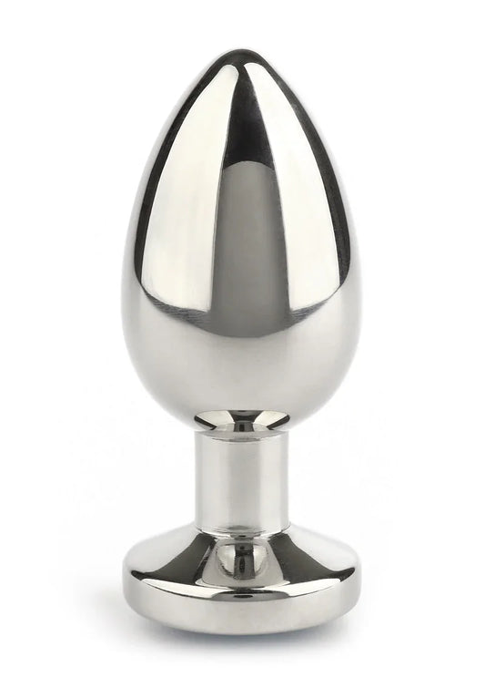 Mr. Steel Jewled Butt Plug Small (Aqua) - Happytoys Sexshop: Toys for Feeling Happy & Easy π - Discreet geleverd