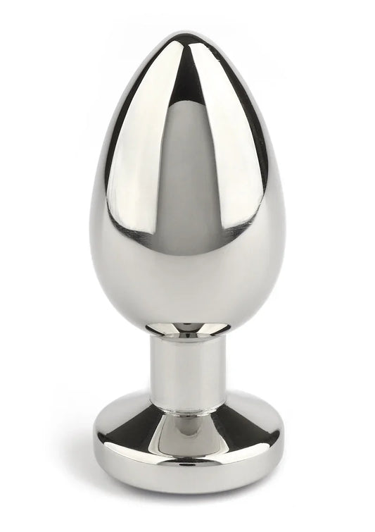 Mr. Steel Jewled Butt Plug Small (Blue) - Happytoys Sexshop: online sex shop for Feeling Happy & Easy 😊 - Discreet geleverd