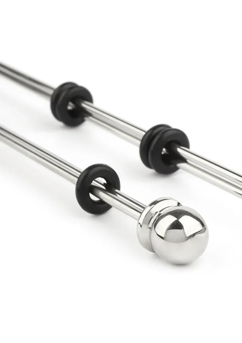 Bestel: Nipple Sticks with Ball 20cm by Mr. Steel - bij Happytoys.nl, happytoys.be, Happytoys.ae: erotische sex webshop | liever Happy dan Easy βββββ