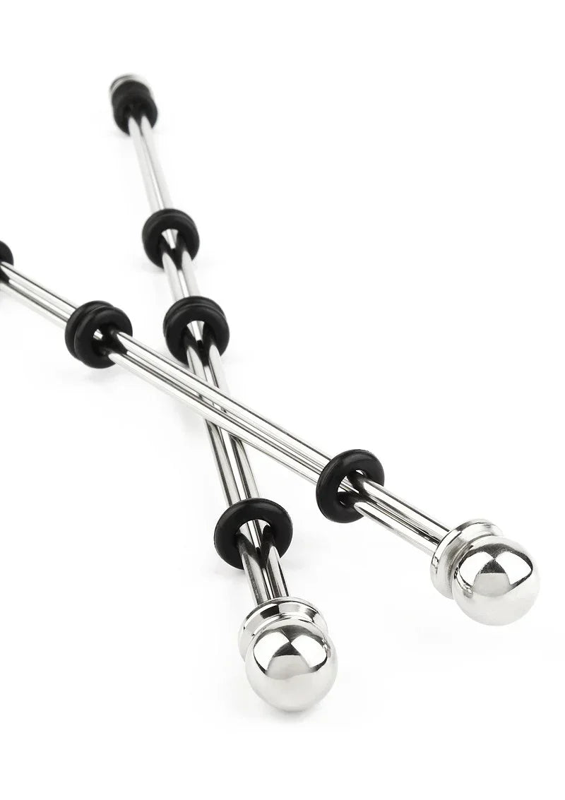 Bestel: Nipple Sticks with Ball 20cm by Mr. Steel - bij Happytoys.nl, happytoys.be, Happytoys.ae: erotische sex webshop | liever Happy dan Easy βββββ