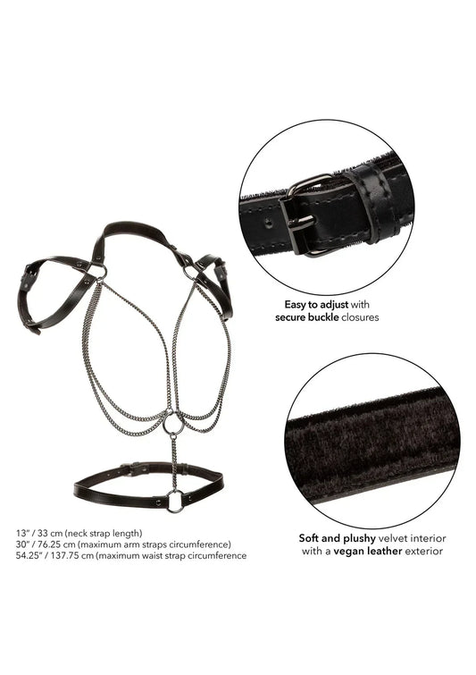 Multi Chain Halter Plus by CalExotics - Happytoys Sexshop: online sex shop for Feeling Happy & Easy 😊 - Discreet geleverd