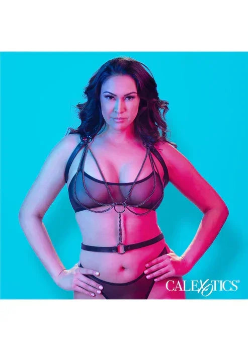 Multi Chain Halter Plus by CalExotics - Happytoys Sexshop: online sex shop for Feeling Happy & Easy π - Discreet geleverd
