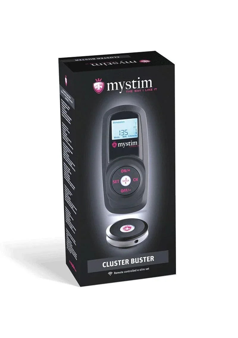 Bestel: Cluster Buster Electro Stimulation by MyStim - bij Happytoys.nl, happytoys.be, Happytoys.ae: erotische sex webshop | liever Happy dan Easy ⭐⭐⭐⭐⭐