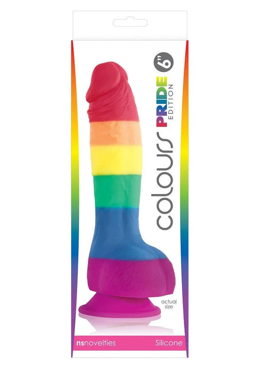 Colours Pride Edition 6' Dong by NS Novelties - Happytoys Sexshop: online sex shop for Feeling Happy & Easy đ - Discreet geleverd