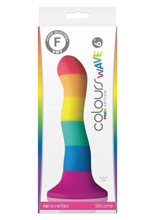 NS Novelties Colours Pride Edition 6' Wave Dildo - Happytoys Sexshop: online sex shop for Feeling Happy & Easy đ - Discreet geleverd
