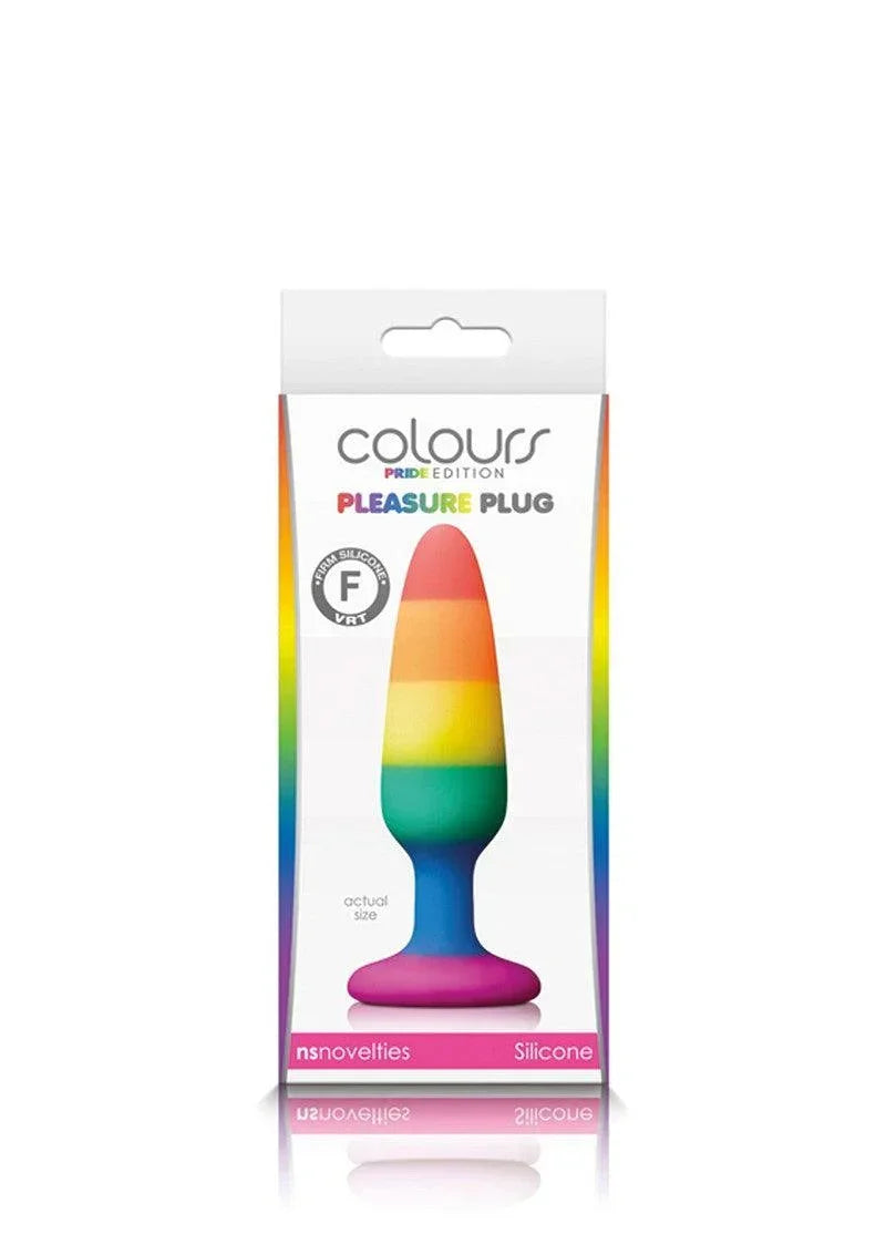 NS Novelties Colours Pride Edition Pleasure but Plug Small - Happytoys Sexshop: online sex shop for Feeling Happy & Easy 😊 - Discreet geleverd