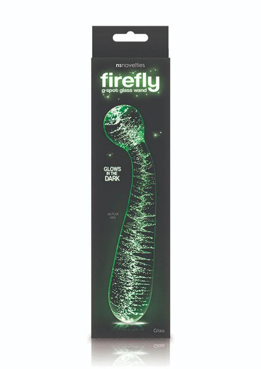 NS Novelties Firefly Glass G Spot Glow Wand lichtgevende Dildo - Happytoys Sexshop: Toys for Feeling Happy & Easy π - Discreet geleverd