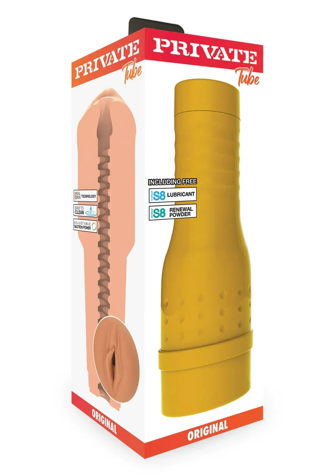 Bestel: Original Tube Masturbator by Private - bij Happytoys.nl, happytoys.be, Happytoys.ae: erotische sex webshop | liever Happy dan Easy ⭐⭐⭐⭐⭐