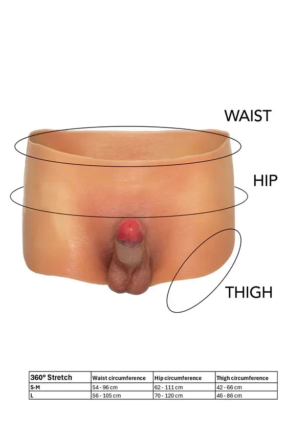 Penis Boxershort L 18 cm Dildo by Hidden Desire - Happytoys Sexshop: Toys for Feeling Happy & Easy π - Discreet geleverd