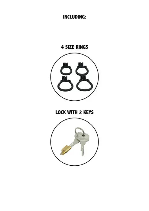 Bestel: Penis Prison Cock Cage Regular by Hidden Desire - bij Happytoys.nl, happytoys.be, Happytoys.ae: erotische sex webshop | liever Happy dan Easy ⭐⭐⭐⭐⭐