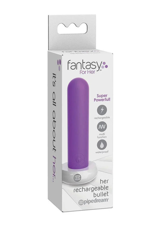 Pipedream Fantasy For Her Her Rechargeable Bullet kleine vibrator - Happytoys Sexshop: Toys for Feeling Happy & Easy 😊 - Discreet geleverd