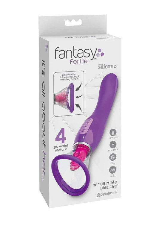 Pipedream Fantasy For Her Her Ultimate Pleasure vibrator (orale sex simulator) - Happytoys Sexshop: Toys for Feeling Happy & Easy 😊 - Discreet geleverd