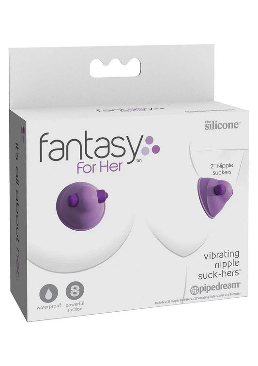 Pipedream Fantasy For Her Vibrating Nipple Suck-Hers - Happytoys Sexshop: Toys for Feeling Happy & Easy 😊 - Discreet geleverd