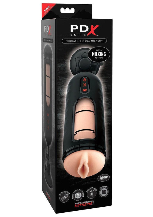 Pipedream PDX Elite Vibrating Mega Milker - Happytoys Sexshop: online sex shop for Feeling Happy & Easy 😊 - Discreet geleverd