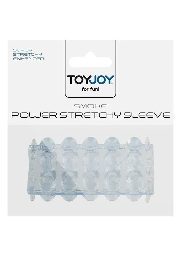 Bestel: Power Stretchy Sleeve Blue by ToyJoy - bij Happytoys.nl, happytoys.be, Happytoys.ae: erotische sex webshop | liever Happy dan Easy ⭐⭐⭐⭐⭐