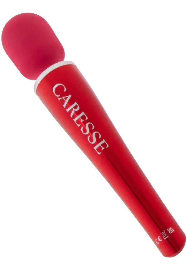 Bestel: Pro Wand Massager Red by Caresse - bij Happytoys.nl, happytoys.be, Happytoys.ae: erotische sex webshop | liever Happy dan Easy ⭐⭐⭐⭐⭐