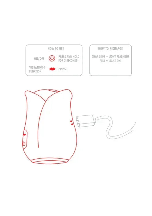 Ravishing Rose Pulse Stimulator @ ToyJoy