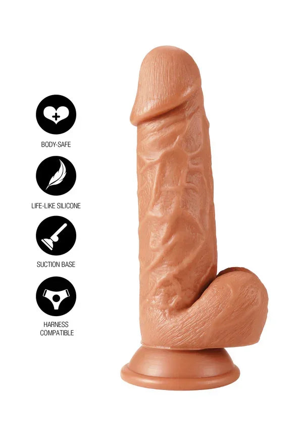 Bestel: Realistic Dildo PVC 21 cm by Hidden Desire - bij Happytoys.nl, happytoys.be, Happytoys.ae: erotische sex webshop | liever Happy dan Easy ⭐⭐⭐⭐⭐
