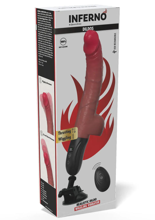 Realistic Thrusting and Wiggling Vibrator by Hidden Desire - Happytoys Sexshop: Toys for Feeling Happy & Easy 😊 - Discreet geleverd