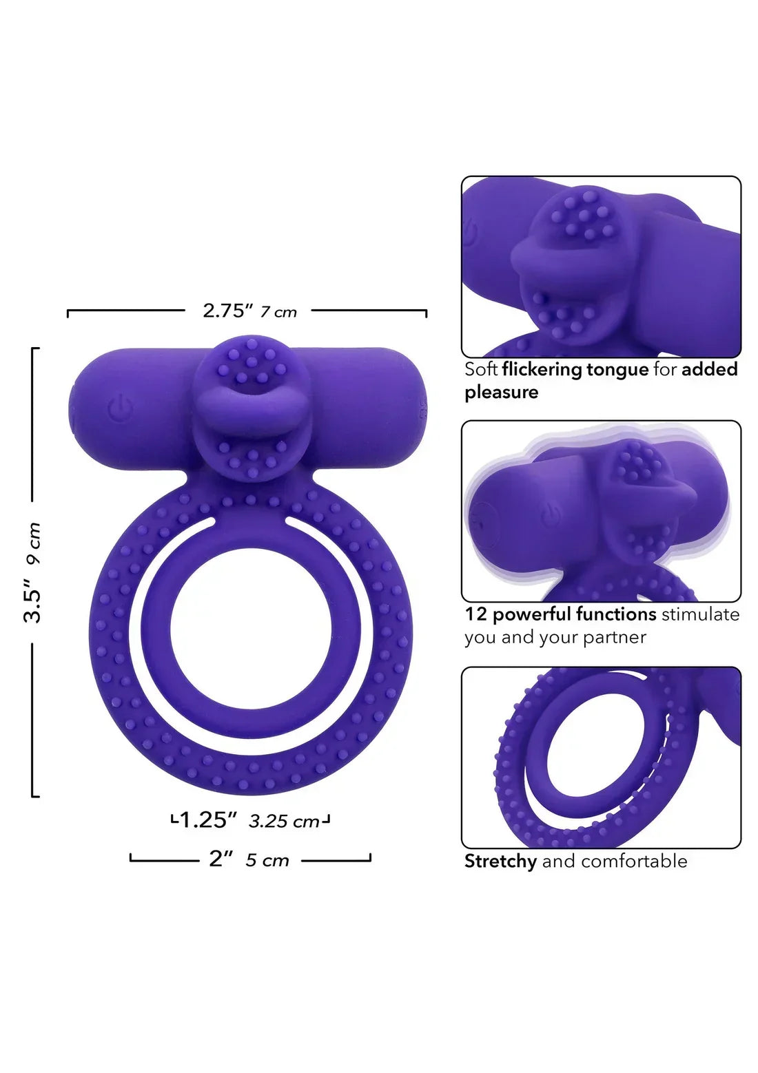 Bestel: Rechargeable Dual Climaxer by CalExotics - bij Happytoys.nl, happytoys.be, Happytoys.ae: erotische sex webshop | liever Happy dan Easy ⭐⭐⭐⭐⭐