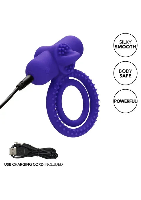 Bestel: Rechargeable Dual Climaxer by CalExotics - bij Happytoys.nl, happytoys.be, Happytoys.ae: erotische sex webshop | liever Happy dan Easy ⭐⭐⭐⭐⭐