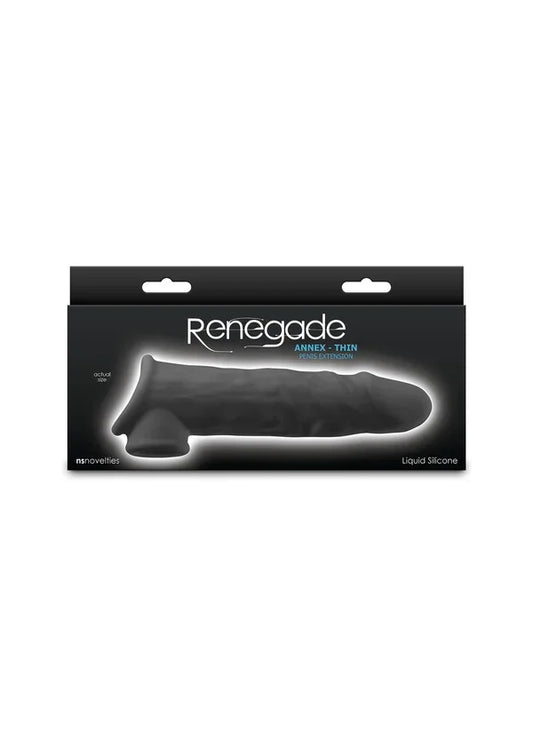 Renegade Annex Thin Sleeve Black by NS Novelties - Happytoys Sexshop: Toys for Feeling Happy & Easy π - Discreet geleverd