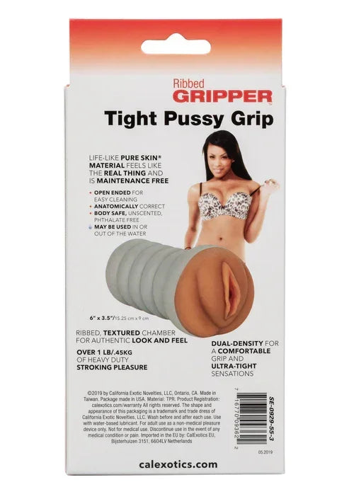 Ribbed Gripper Tight Pussy by CalExotics - Happytoys Sexshop: online sex shop for Feeling Happy & Easy 😊 - Discreet geleverd